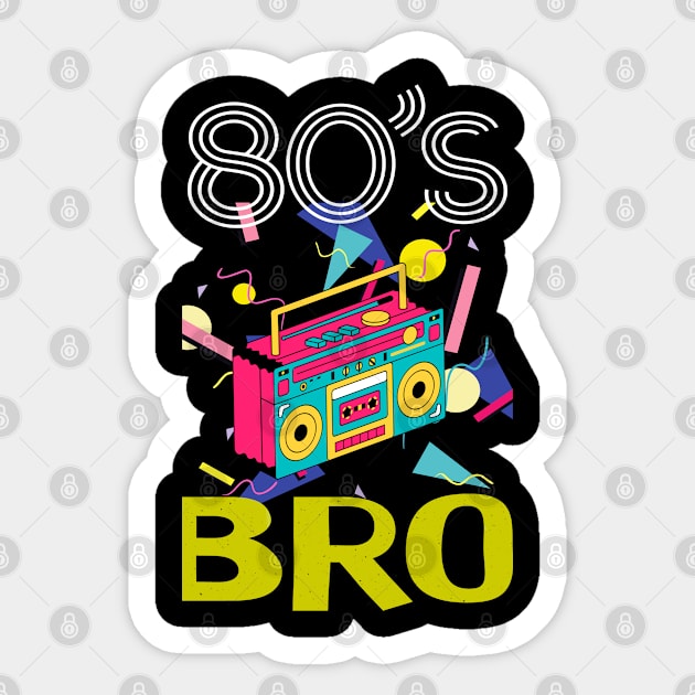 1980s Costume Party 80s Bro Sticker by mansoury